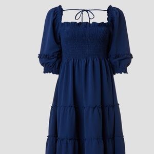 Hill House - Navy Nesli Nap Dress
